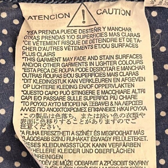 ZARA DENIM HIGH WAISTED FLORAL EMBROIDERED DISTRESSED CUT OFF MINI SKIRT SIZE S - Picture 6 of 7